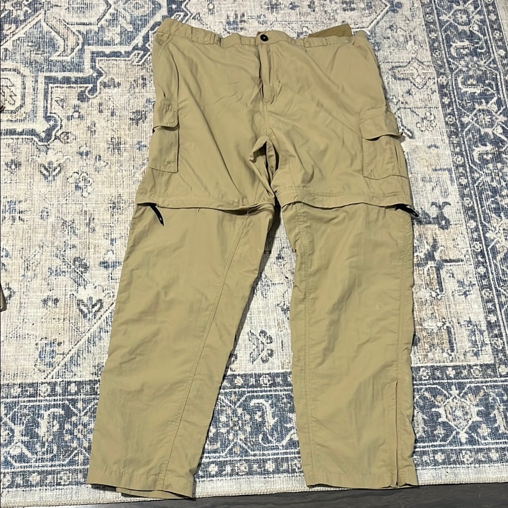 Magellan Outdoors Tan Convertible Cargo Pants